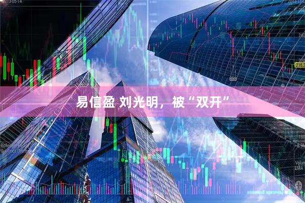 易信盈 刘光明，被“双开”