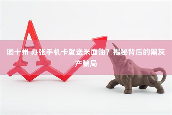 园十州 办张手机卡就送米面油？揭秘背后的黑灰产骗局